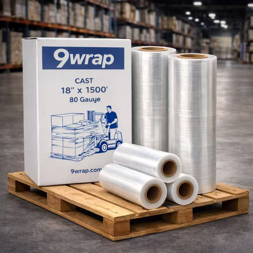 20” x 5000’ 70 Gauge Machine Stretch Film – Clear